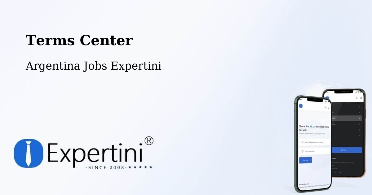 Terms of Service – Victoria - Argentina Jobs Expertini